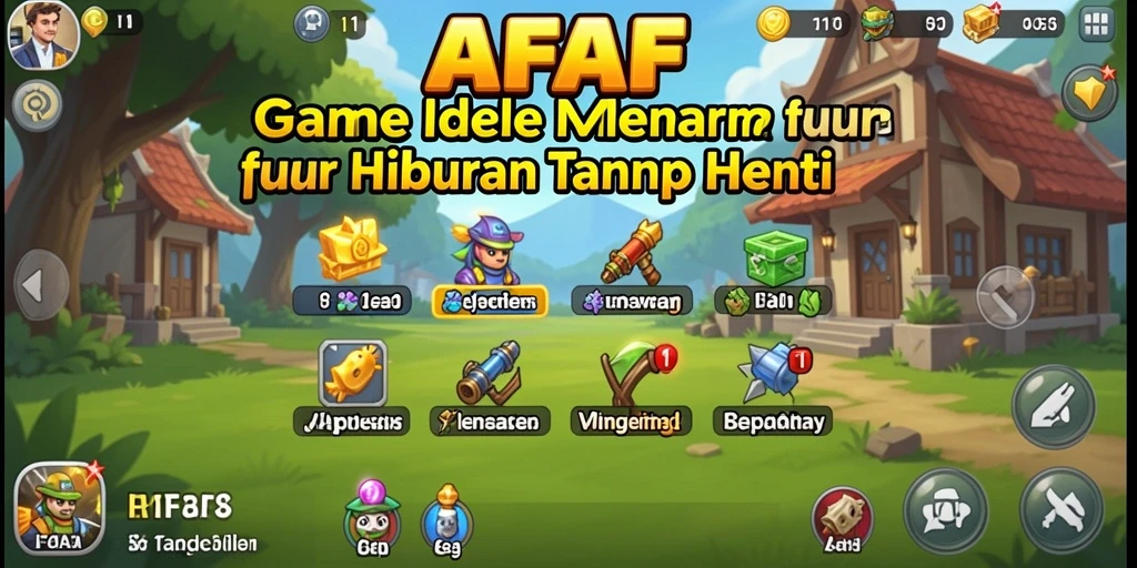 Tampilan gameplay AFAF yang mengasyikkan dan penuh strategi Idle.