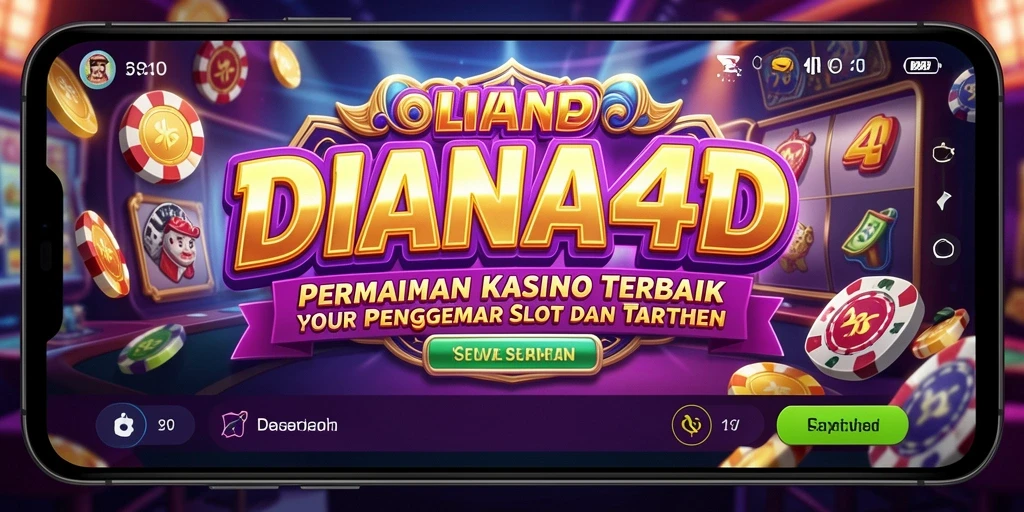 Screenshot gameplay DIANA4D yang menampilkan keseruan permainan kasino.