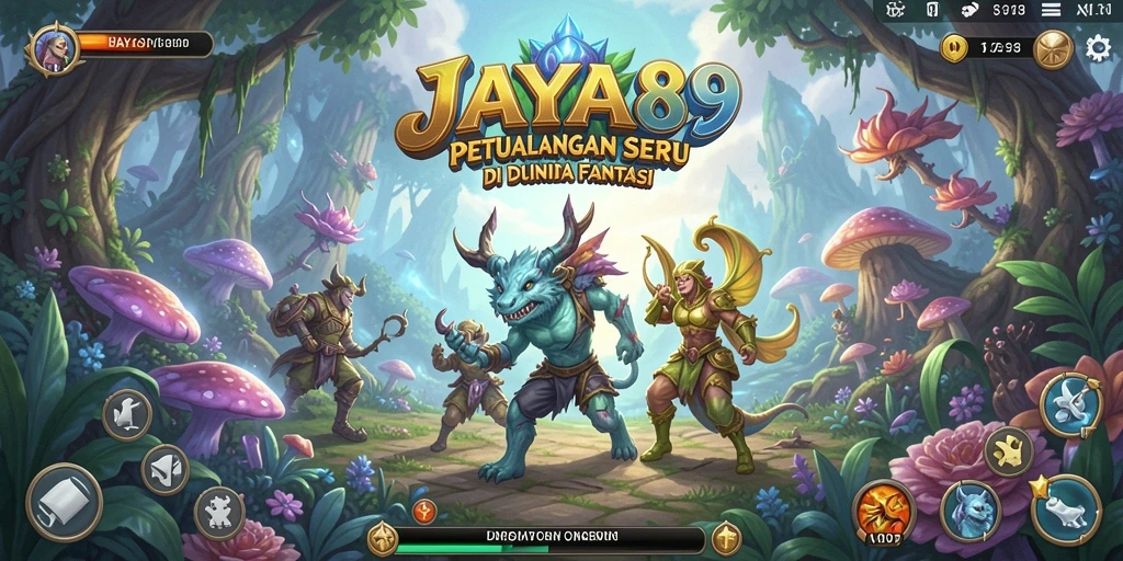 Screenshot JAYA89 menampilkan gameplay yang menakjubkan di dunia fantasi.
