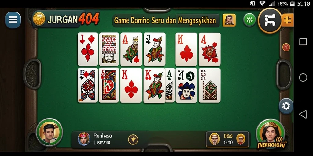 Gameplay seru JURAGAN404 dengan grafik menarik dan interaksi sosial.