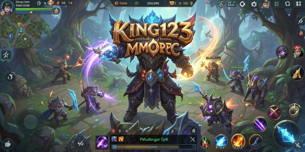 Gameplay mendebarkan KING123 dengan grafis menawan di dunia MMORPG.