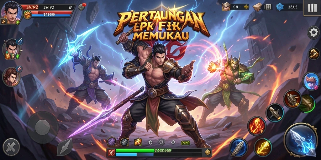Gameplay cepat dan menegangkan dari SVIP2 dalam pertarungan Fighting.