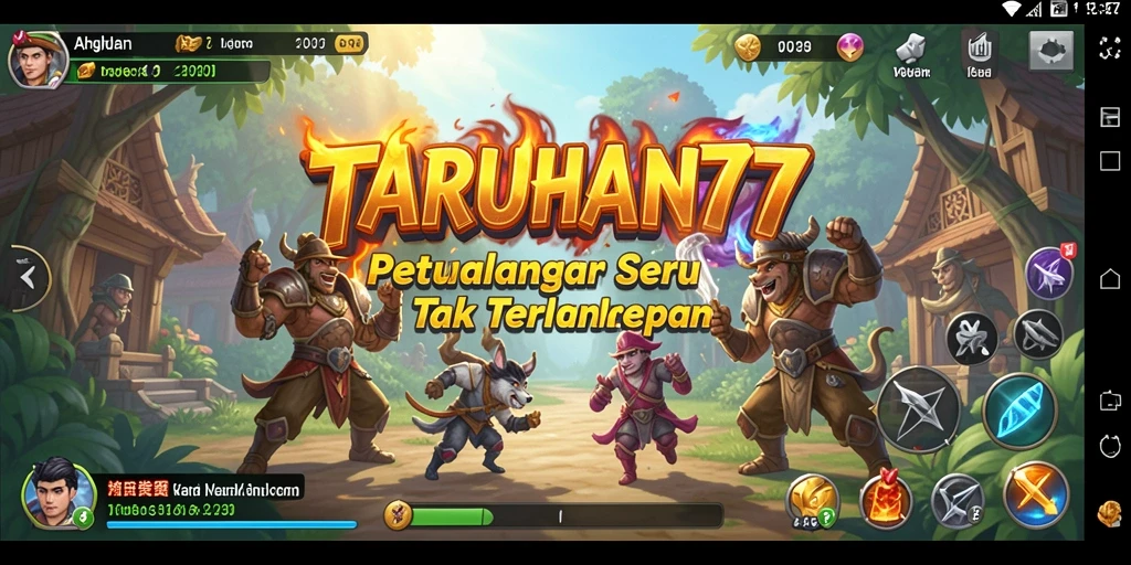 Gameplay seru dan menantang dalam TARUHAN77.