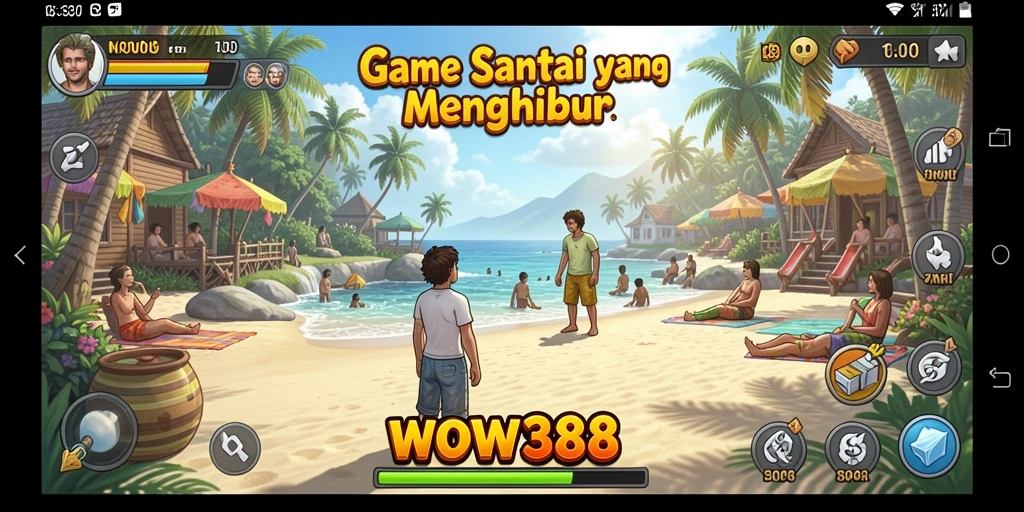 Gameplay menarik WOW388 dengan grafis cerah dan suara yang seru.