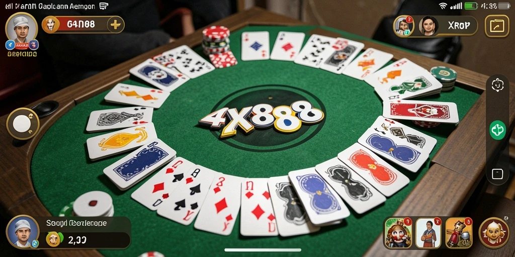 Gameplay seru Gaple dalam XR88 dengan berbagai mode menarik.